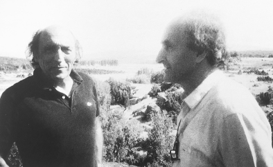 Miguel Ángel Álvarez y Eduardo Chillida